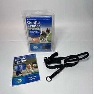 PetSafe Gentle Leader Headcollar Medium 25-60 lbs Black Headcollar - NEW